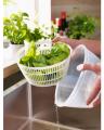 IKEA Salad spinner, white. 