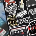 25pcs ARCTIC MONKEYS sticker pack boy band music artist spotify alex turner indie rock music ideal for journal guitar cool stickers. 