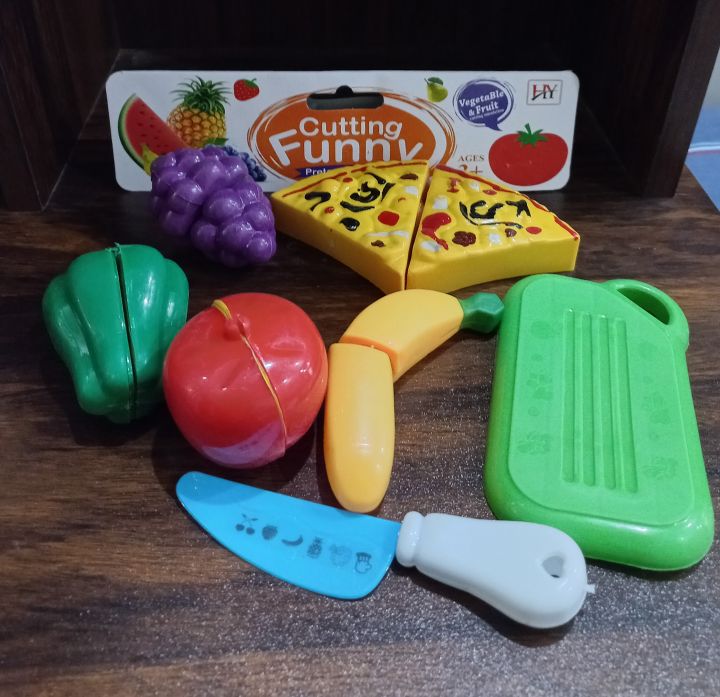 Reliable Kitchen Food Play Toy Cutting Fruit for Kid Children Gift Set