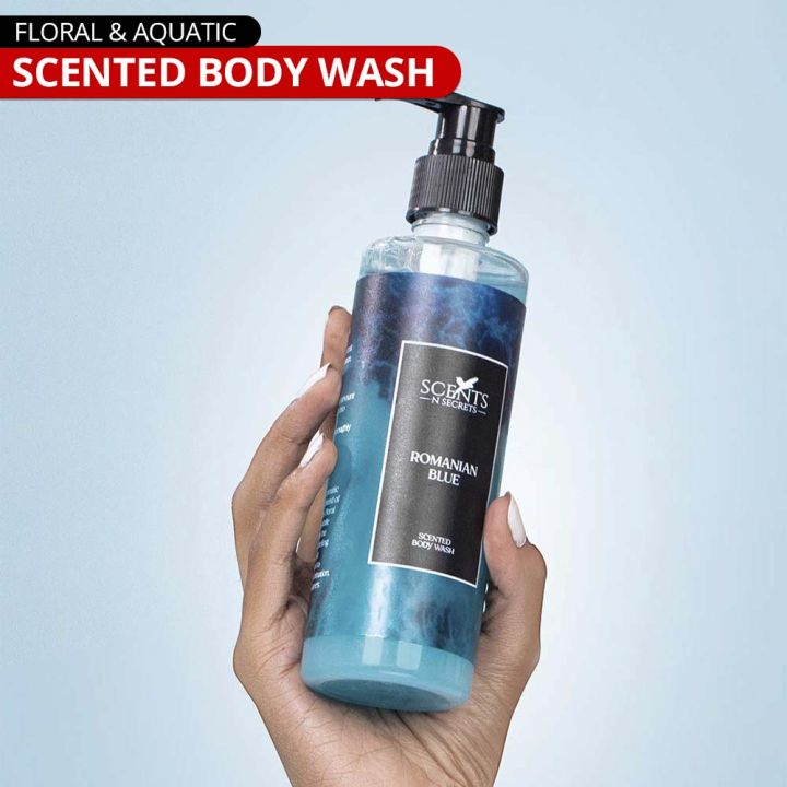 Romanian Blue Scented Body Wash  | SCENTS N SECRETS | 240ml