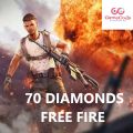 Free Fire 70 Diamonds Direct Top up. 