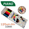 Premium Real Wood Color Pencils ( Set of 12 ) Colors Full Size-4158. 