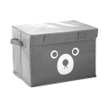Panda Design Folding Storage Bins Quilt Basket Kid Toys Organizer Storage Boxes Cabinet Wardrobe Storage Bags 1 Piece. 