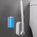 Disposable Toilet Brush Cleaning Tool for Home Bathroom. 