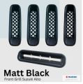 Suzuki Alto 660cc Front Grill with Double Tape- 5 PCS Set/ Alto 660cc Front Grill/Alto 660cc Matt Black Front Grill. 