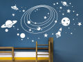 Decorative Space Wall Sticker  Wall decals ,Wall Stickers, Wall Decor. 