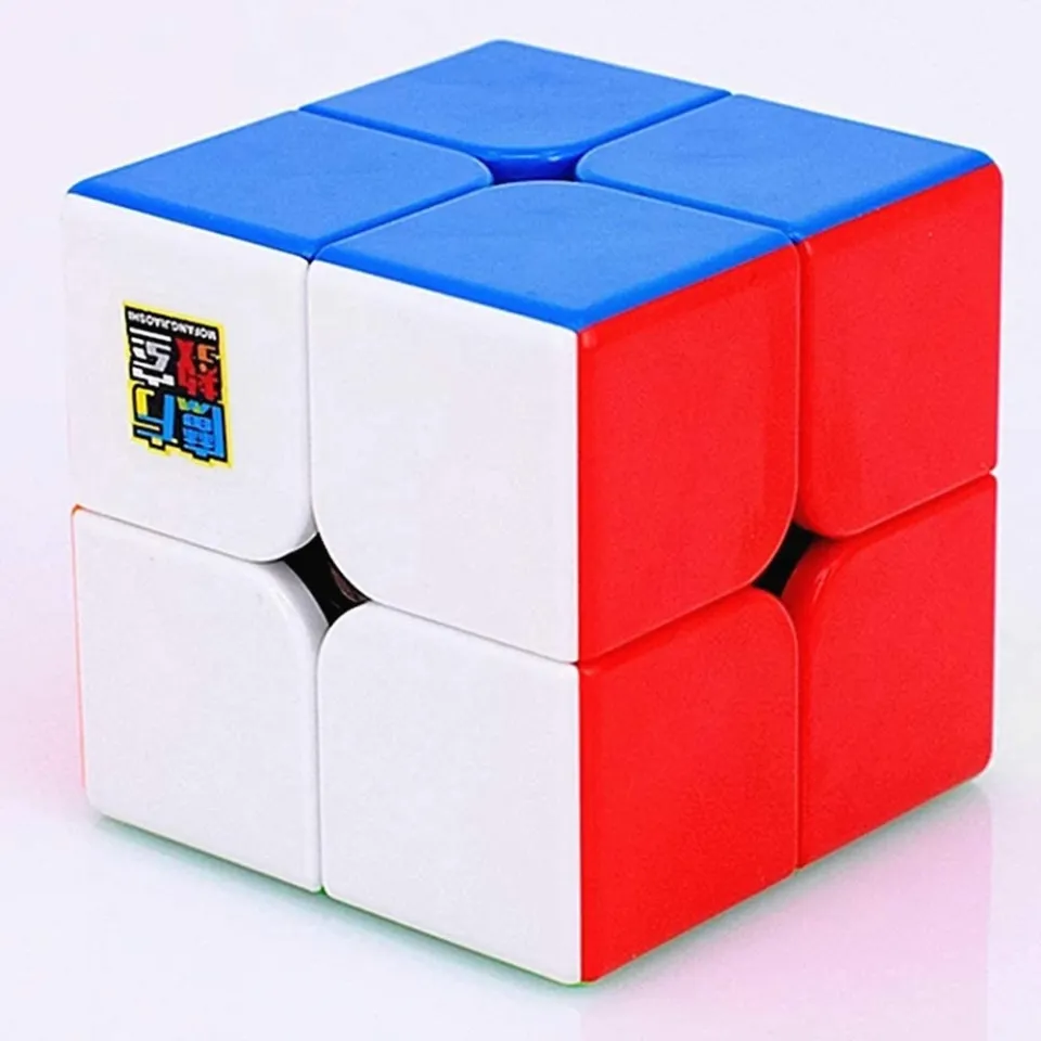 Original 2*2 Stickerless Rubiks Cube Rubik's 2x2 Cube for Kids Puzzle  Cube Very Smooth 2x2x2 Rubics Magic Speed Cube Puzzle Toys for Children