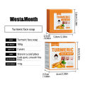Natural Turmeric Soap Oil Control Soap Face Body Brightening Body Wash Cleanses. 