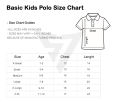 Kids Casual Polo T-Shirt – Red Color, Lightweight Summer Tee for Boys & Girls. 