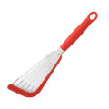 Stainless Steel Fried Fish Shovel Handle Steak Spatula Fan-Shaped Butterfly Slotted Turner High Temperature Resistant Non-Stick Pan Hollow Shovel. 