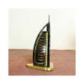 Metal Burj Al Arab - Black & Gold. 