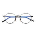 Naked gold rimmed frame for myopia Instagram popular small face glasses frame Korean version trendy girl with smart and stylish design. 