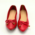 Ultra-Light Pretty Red, Yellow, and Black Ladies' Pumps with Ultra-Soft Cushioning Like Feathers, Minimalist Ribbon Knot Design – Essential for Everyday Use, University/College, Office, and Casual Wear. 