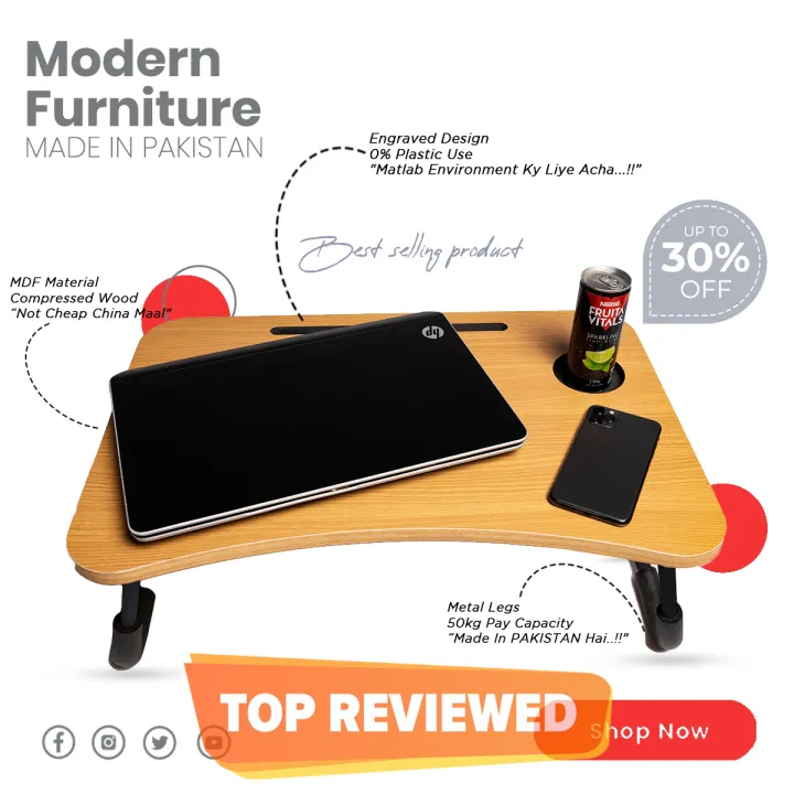 Gaming%20Laptop%20Table%20Stand%20With%20Cooling%20Fan%20Dual%20High%20Speed%20Foldable%20Dormitory%20Ergonomic%20Portable%20For%20Drawing%20Notebook%20Reading%20Food%20Breakfast%20Serving%20With%20Inbuild%20Tablet%20And%20Cup%20Holder%20Slots%20For%20Bed%20Couch%20Sofa%20Floor%20-%20Black%20Wooden%20Dark%20Brown%20Pink%20-%20Image%207