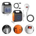 KTS 1837 Rechargeable Bluetooth Speaker with Solar Panel, Extra Bulb, Dual Light, Power Bank, and Memory Card Support – Premium Box Packing. 