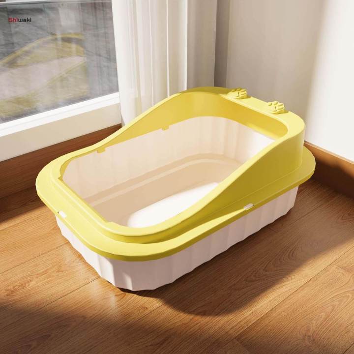 Cat%20Litter%20Box%20Kitty%20Litter%20Pan%20High%20Sided%20Splashproof%20Cat%20Sand%20Box%20Easy%20to%20Clean%20Low%20Profile%20Cat%20Litter%20Tray%20Kitten%20Litter%20Boxes%20Low%20Entry%20-%20Image%205