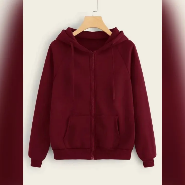 Girls maroon hoodie sale