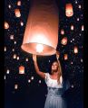 10 Sky Lanterns Pack in Multi Colors. 