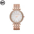 Michael Kors Darci Mother of Pearl Dial Gold Two-Tone Stainless Steel Crystal Ladies Watch MK-3220. 