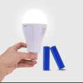 LED Rechargeable light 20W long backup double battery AC/DC bulb emergency solar light. 