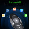 BeesClover USB Presenter Wireless 2.4 GHz Powerpoint Remote Control Pointer Red Presentation Remote Control For Computer Laptop. 