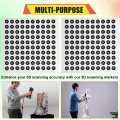 1000 Points 3D Scanning Mark Points Hand-Held 3D Scanner Reflects the Target Point Inside 3 Outside 6mm for Metal Parts. 
