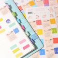 2 Sheets 2023 Year Monthly Calendar Index Page Stickers Bookmark Planner Label. 