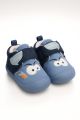 Soft Sole Baby Walker Shoes for Girls | Anti-Slip Toddler First Step Footwear | Cute Polar Bear Design | Pink & Beige Casual Infant Jutti/Sandal | Velcro Closure. 