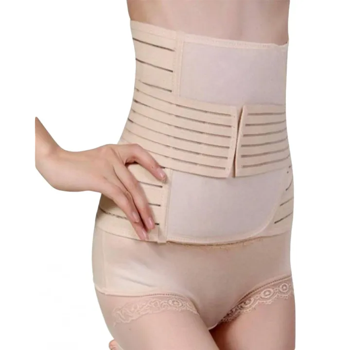 Double Belt For Women Girls Postpartum Belly Wrap C Section Recovery Belt Girdle Belly Binder Post Partum Belly Band Daraz.pk