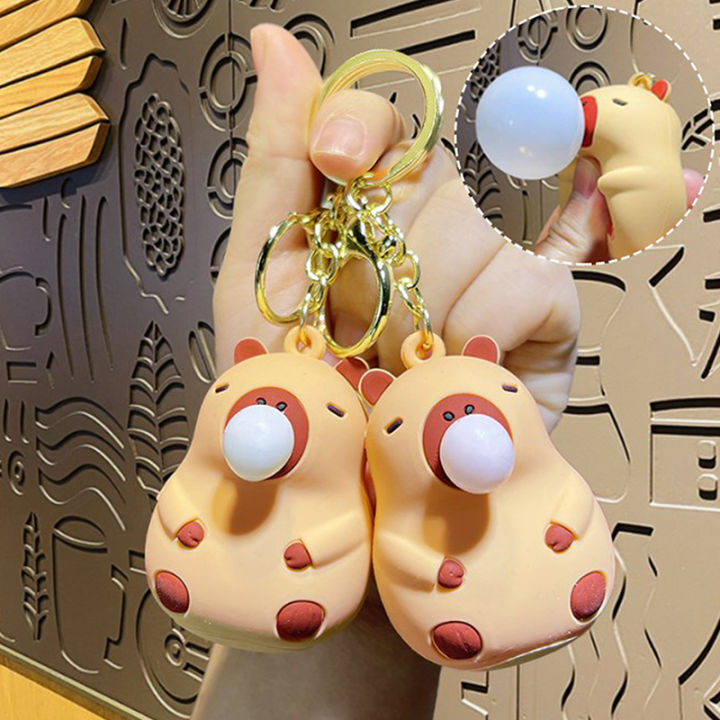 Capybara Blowing Bubbles Cartoon Squishy Toys For Kids Antistress Ball Squeeze Podazz