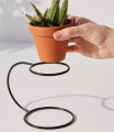 Iron Plant Stand | Creative Pot Stand for Plants | Modern Planter for Home Garden & Decor. 
