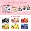 Best Kids Mini Digital Camera with Protective Silicone Case & SD Card - Perfect Selfie, Photo, and Video Gift for Girls and Boys. 