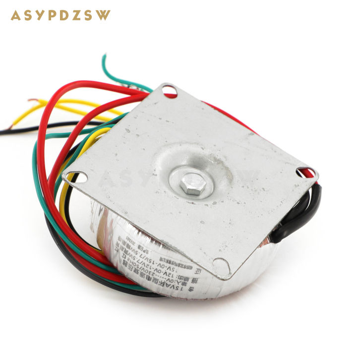15va Low Leakage Magnetic Pure Copper 15w Toroidal Transformer 15v--0--15v 12v--0--12v For Preamplifier