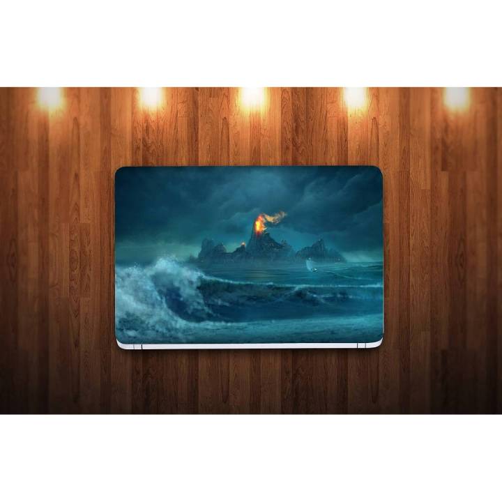 Volcanic eruption laptop Skin Sticker Cover Art Decal Protector | Daraz.pk