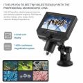 600X 3.6MP Digital Microscope 4.3" LCD Electronic HD Video Microscopes USB Endosc for BGA Reballing Mobile Phone Repair. 