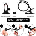 Universal Mobile Stand Holder Metal Built-Cell Phone Stand, Perfect for Online Class ,360 Flexible Charging Desktop Heavy Duty. 