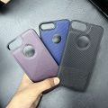Latest Leather Design SIlicon Phone Case for iPhone 7 Plus / 8 Plus Leather Case. 