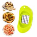 Heavy Duty Plastic Potato Slicer Cutter- Finger Chips Cutter French Fries Cuter. 