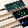 3 In1 5A Super Fast Charging USB Cable For iPhone 14 13 12 11 Charging Cable USB TypeC Cable For Huawei/Honor Xiaomi Samsung. 