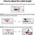 Yoomee Weighted Jump Rope - Heavy Jump Ropes with Adjustable Extra Thick Cable, Aluminum Silicone Grips Handles, High-Speed Ball Bearings, Premium Skipping Rope for Workouts Crossfit Home Fitness MMA & Gym. 
