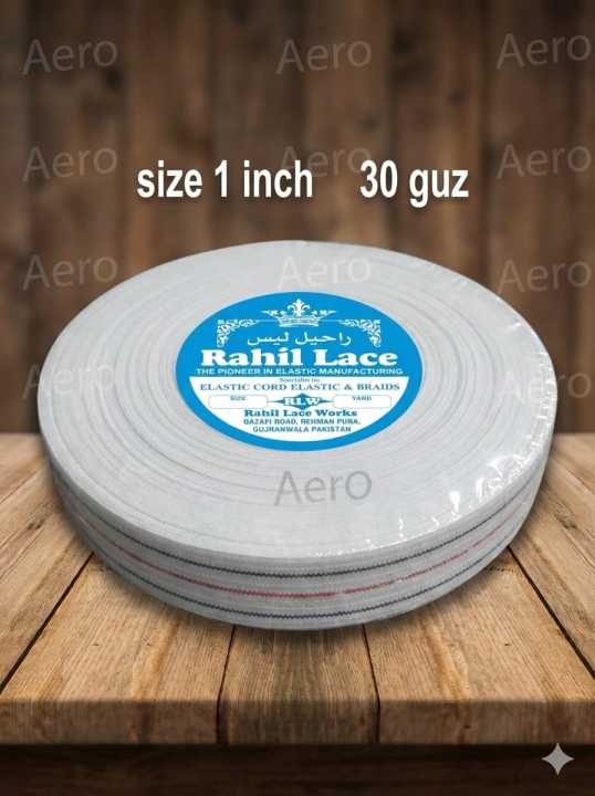 Rahil 3 Rahil elastic high Quality 30 yards size 1 inch best quality best for ...