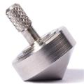 Mini Spinning Magical Gyroscope toy Resistanceless Metal Gyro Automatic Flip Gyro Great Performance Accurate Silver Spinning Top. 