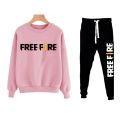 Free Fire Collection Printed Sweatshirt And Trouser Export Quality Winter Full Sleeve Fleece Sweat Tracksuit For Men. 