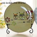 Home Decoration Art Book Holder Photo Pedestal Easel Plate Rack Display Stand Black Iron. 