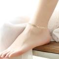 Anklet gold pleted latested style  new look. 