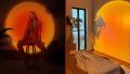 USB Sunset Led Projector Night Light Sunlight Projector Desk Lamp For Bedroom. 