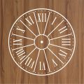 Clock Reusable Stencil For Canvas And Wall Painting. 