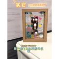 Photo frame: 6 inch photo frame, Xiaohongshu, couples, polaroid photos, idol display, stand, can be painted, graffiti, DIY. 