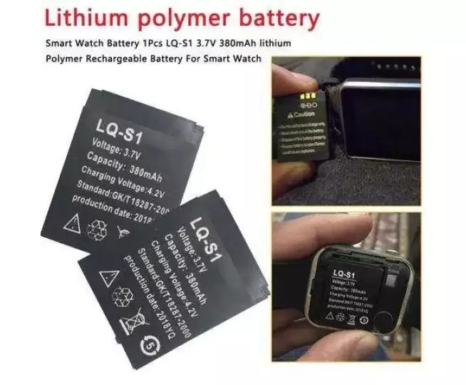 LQ-S1 Smart watch Battery with complete 380 mah Capacity  4.