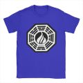 Dharma Initiative Logo Lost TV Show Men's T Shirts Funny Tee Shirt Short Sleeve O Neck T-Shirts Pure Cotton Big Size Tops. 